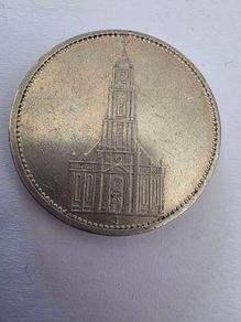 1934 german silver 5 mark
