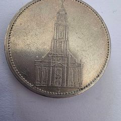 1934 german silver 5 mark