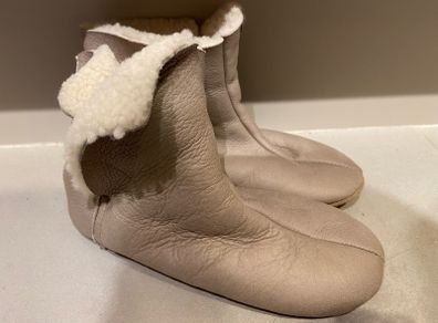 kids winter warm sheepskin ankle shoes indoor pram boots size 11-12 BNWT