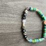 Hand made clay bead bracelet Image 2