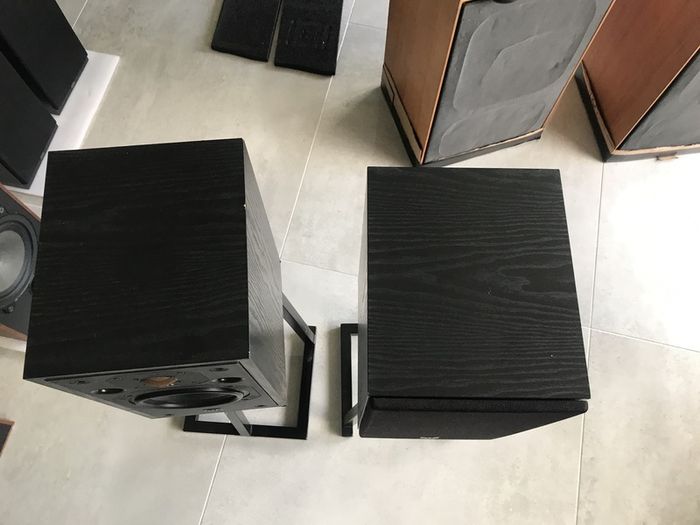Stunning Monitor Audio MA201 vintage Hifi speakers, gold tweeters,