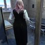 Ladies Dungaree Dress Image 3
