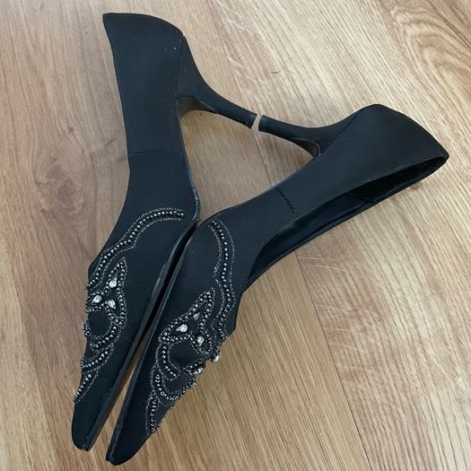 black high heels 38/5