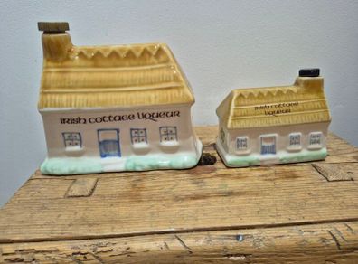 Irish Cottage ceramic bottles