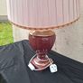 Pink large table lamp Image 3