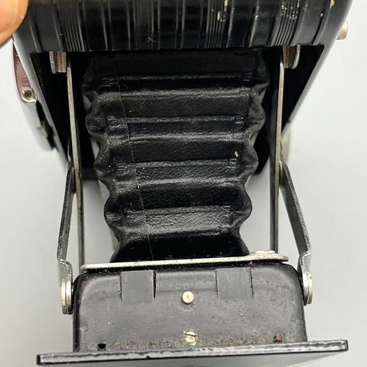 Jiffy Kodak Vp Vest Pocket Bakelite 127 Camera with Original Leather Case-SPARES