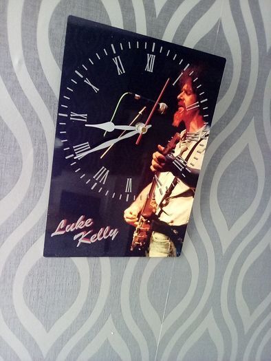 Luke Kelly wall clock , Man cave, home bar