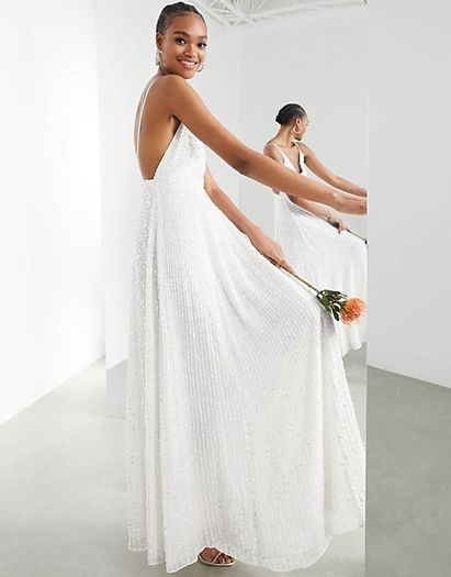 Asos Embellished Joni Maxi Dress