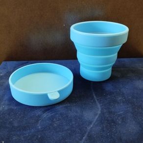 Pocket Cup with lid - Telescopic Collapsible cup