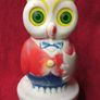 VINTAGE 1950's Roly Poly Owl / Weeble Wobble Image 7