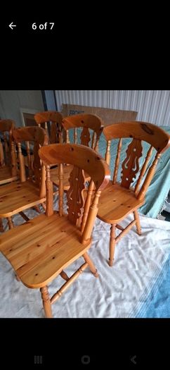 Solid Pine Kitchen Chairs