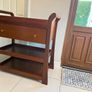 solid wood changing table Image 3