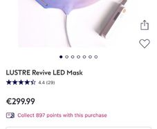 LUSTRE ClearSkin Revive LED Mask