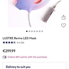 LUSTRE ClearSkin Revive LED Mask
