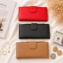 Leather Wallet for Women Card Holder Purse, Multi Compartment Clutch Wallet Image 6
