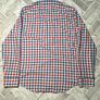 Tommy Hilfiger New York Fit Mens Red/Blue/White Check Long Sleeve Shirt Medium Image 10
