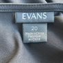 Ladies Black Tunic Buckle Top from Evans. Size UK 20 / EU 48. Image 3