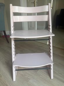 pink Tripp trappe stokke chair