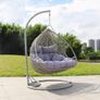 New Rattan Garden Hanging Swing Egg Chairs / Delivery Image 8