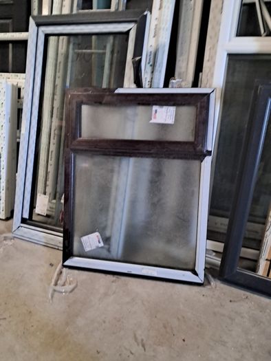 rosewood pvc window