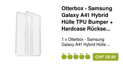 OtterBox Galaxy A41 React Case clear (77-66013).