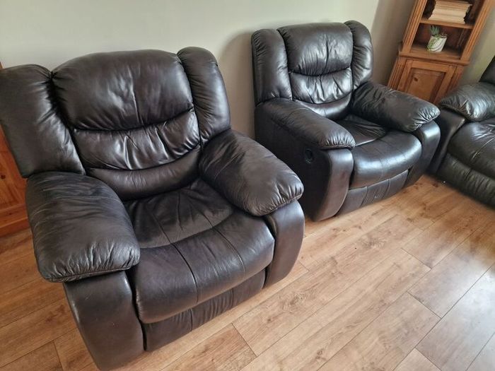 Leather sofa