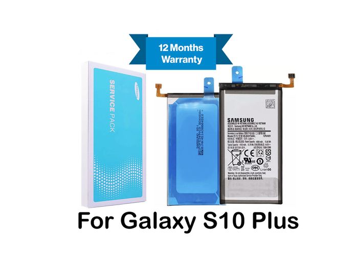 For Samsung Galaxy S10 Plus Battery Replacement Service Pack 4100mAh EB-BG975ABU New - FHT040SMB