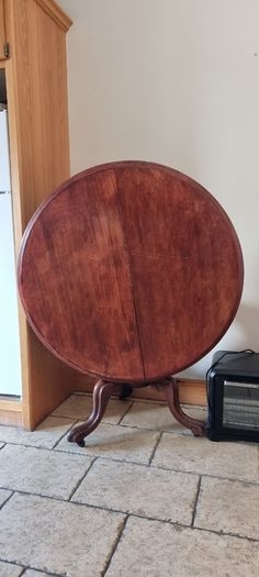 Mahogany tilt top table