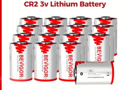 CR2 batteries 3v 900mah non rechargeable 3 each 4 for 10