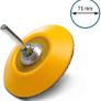 GLASS POLISH 12004 | Hook and Loop Backing Pad, Spindle Pad for Drill | Thread M6 with Universal Drill Attachment | 75 mm Image 7