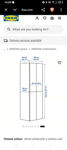 IKEA Smastad wardrobe