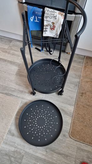 Metal bar trolley