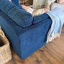 Two seater comfy velvet sofa Image 3