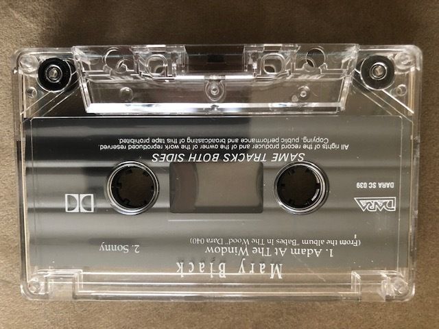 Mary Black - Adam at the Window Cassette Single