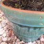 Beautiful Glazed Flower Pot with Heather Included Image 9