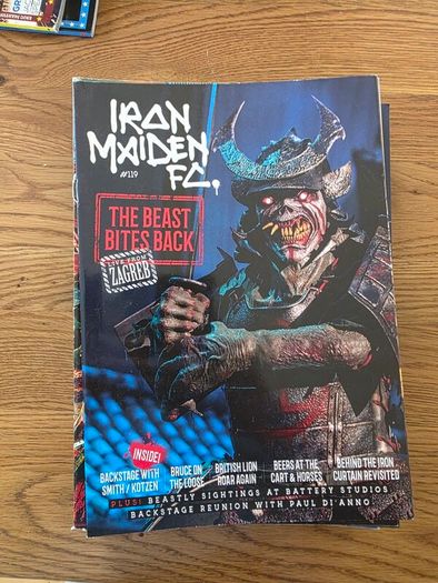 Iron Maiden Fan Club Magazines. Multiple Issues incl. number 100 & 99.5