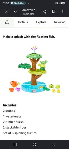 Little Tikes Magic Flower Table with blooming flower & 10+ accessories