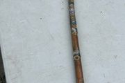 Rare unusual walking stick. Pickle AXE ice AXE. 38in long