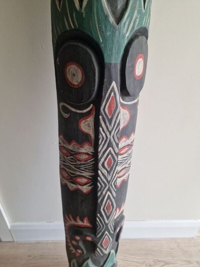 Huge Handmade Tribal Totem Wall Mask / Ornament  167cm Statement Piece