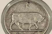 Rare Silver 1933 Irish One Shilling Coin for Sale