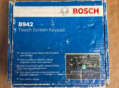 Bosch B942 Touch Keypad
