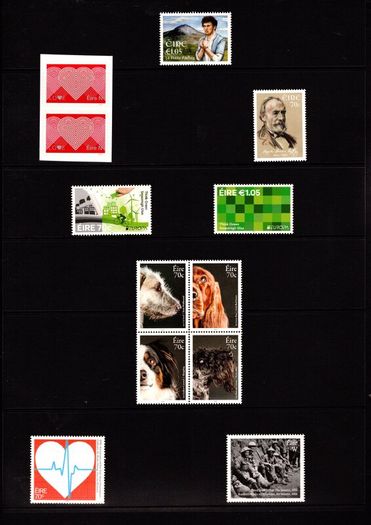 2016 Ireland Stamp Year Pack MNH. See scan for stamps included. All stamps Mint Never Hinged.
