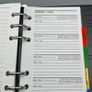 Vintage Disneyland Paris Mickey Mouse 6-Ring Personal Organiser / Planner Image 7