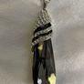 Big Black diamond pendant necklace Image 4