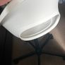 white swivel office chair - excellent condition Image 3