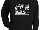 Instaling Muscles Hoodie training jumper
