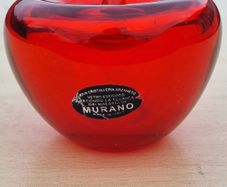 Murano glass apple