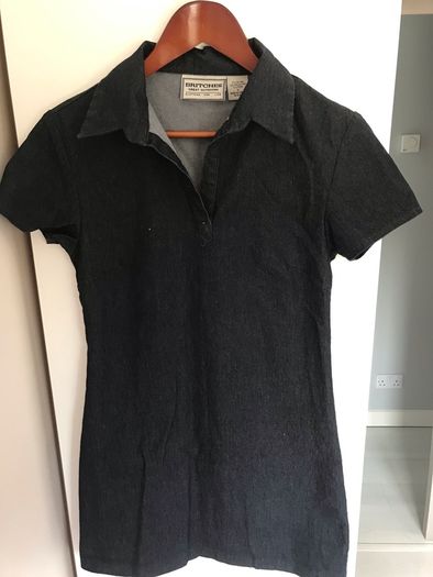 Jeans stretch mini dress, size S