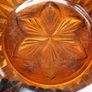 Vintage Amber Glass Bowl Image 3