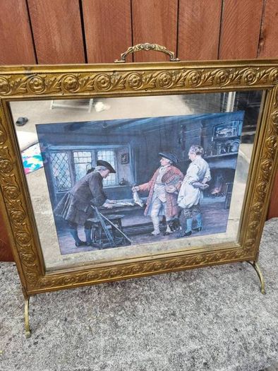 Vintage Fire Screen